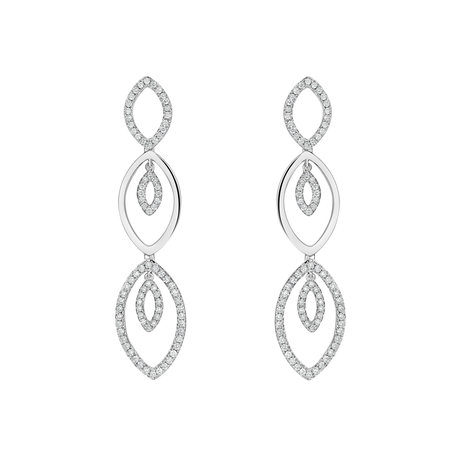 Diamond earrings Blissfully Peaceful