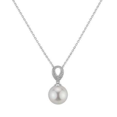 Diamond pendant with Pearl Great Truth