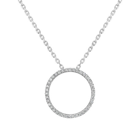 Diamond pendant Exclusive Circle