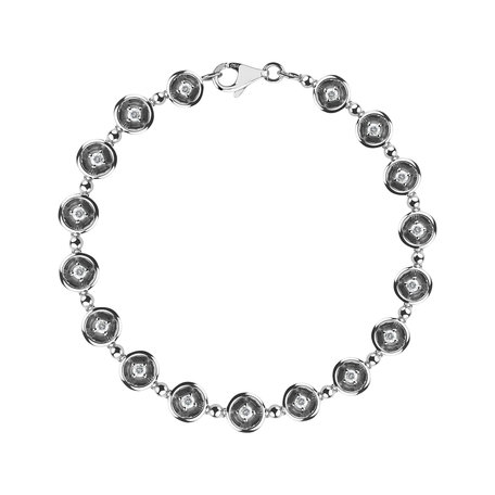 Bracelet with diamonds Fancy Circles