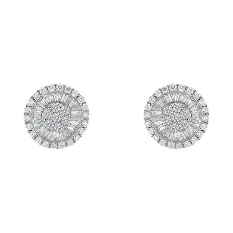 Diamond earrings Iman