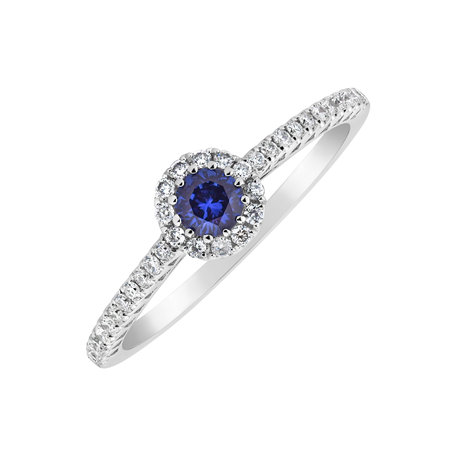 Diamond ring with Sapphire Briliance Dedication