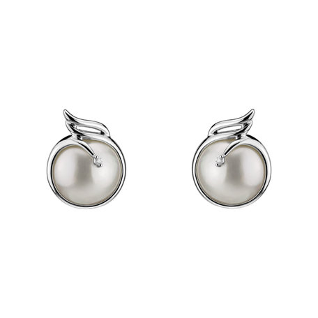 Earrings with Pearl diamonds Phaethon