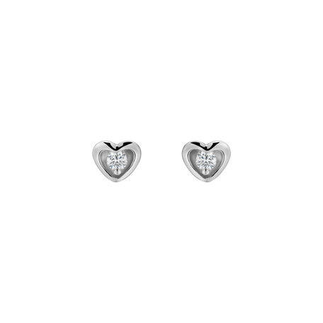 Diamond earrings Loyal Heart