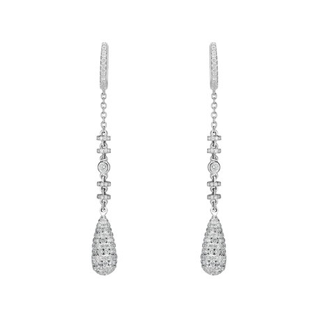 Diamond earrings Sparkling Rain