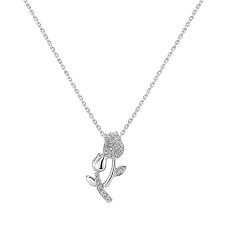 Diamond pendant Cute Bloom