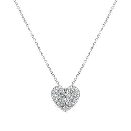 Diamond pendant Heart of Depth