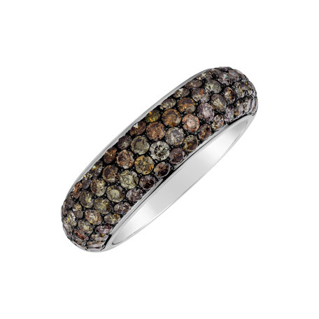 Ring with brown diamonds Miracle Haeven