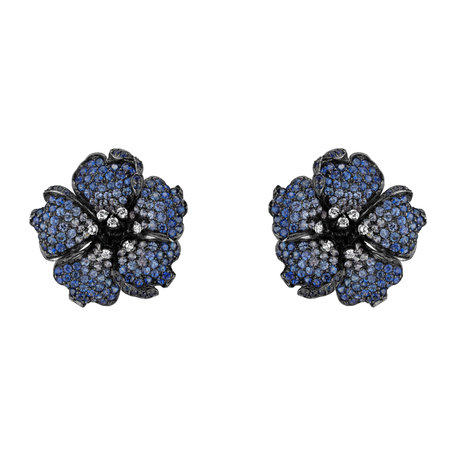 Diamond earrings and Sapphire Cardinal de Richelieu