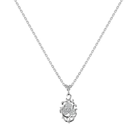 Diamond pendant Heavenly Bloom