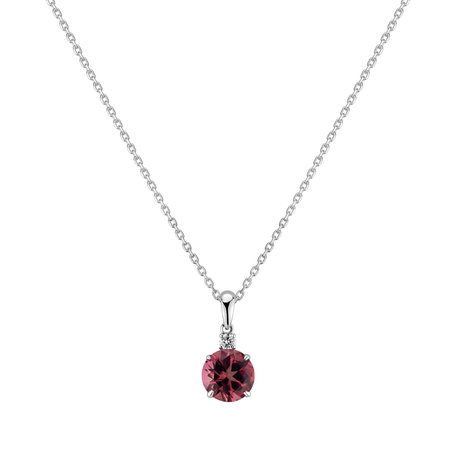 Diamond pendant with Turmalinem Robert