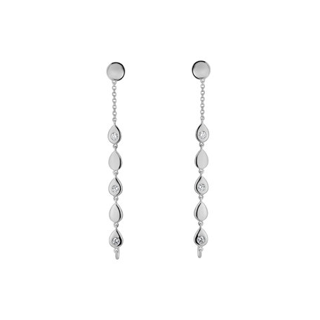 Diamond earrings Shine Waterfall