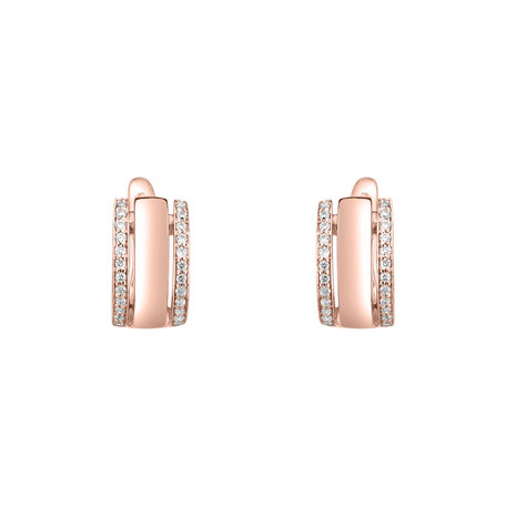 Diamond earrings Amazing Symetry