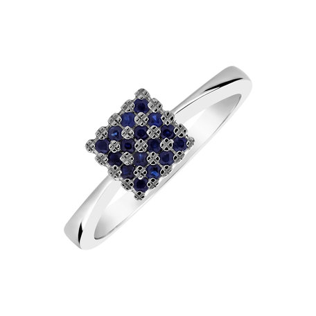 Ring with Sapphire Morpheus Mosaic