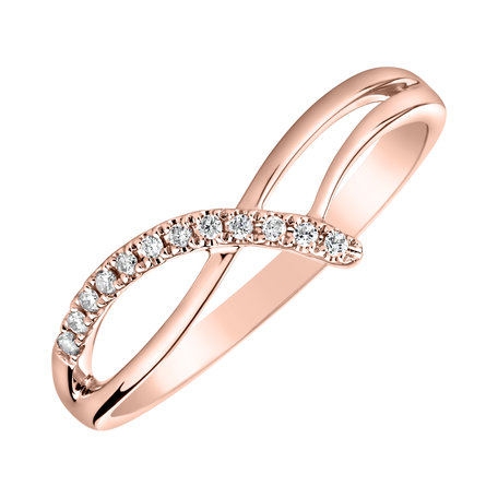 Diamond ring Elegant Line