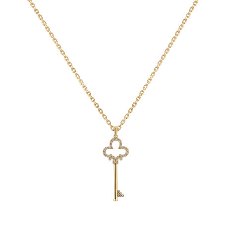 Diamond pendant Worlds Key