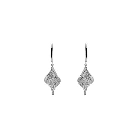 Diamond earrings Poetry Waterfall