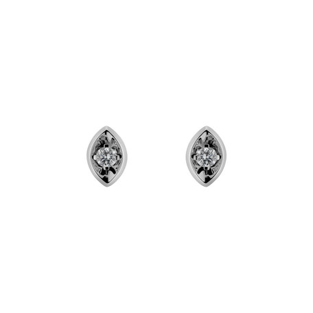 Diamond earrings Violet