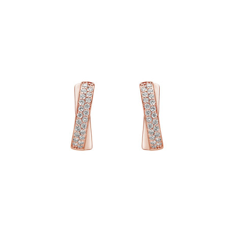 Diamond earrings Sparkling Mosaic