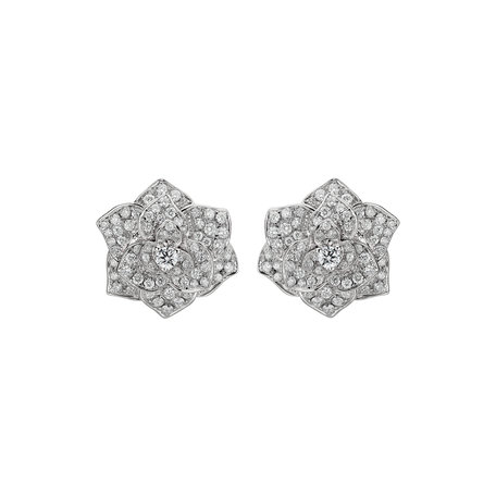 Diamond earrings Flower of Youth