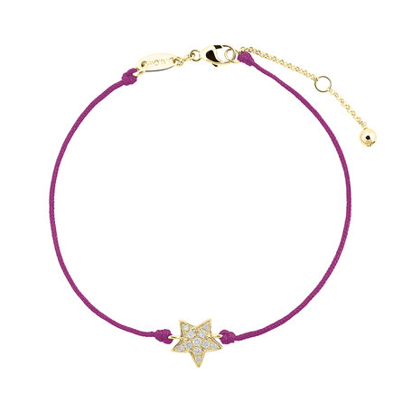 Diamond bracelet Star Message