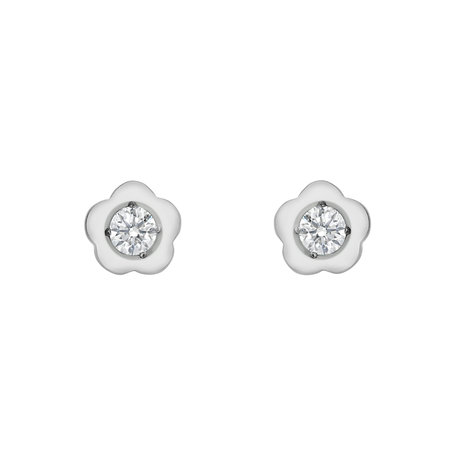 Diamond earrings Flowers