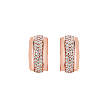 Diamond earrings Snowfire