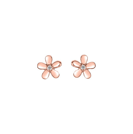 Diamond earrings Flower Day