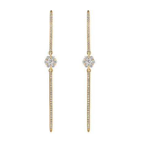 Diamond earrings Diamond Waterfall