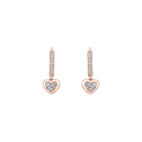 Diamond earrings Divine Love