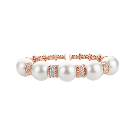 Diamond bracelet with Pearl Lake Fairytale