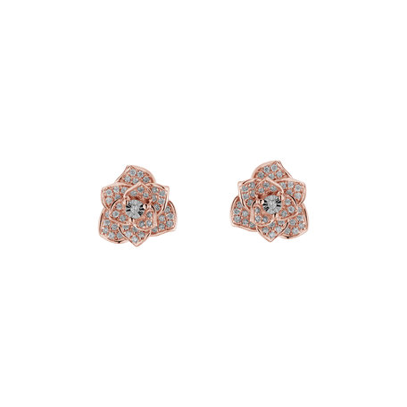 Diamond earrings Heavenly Flower