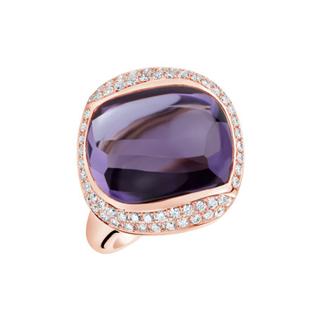 Diamond rings with Amethyst Duchess Treasure