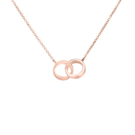 Diamond necklace Eternal Circles