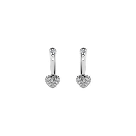 Diamond earrings Troubled Love