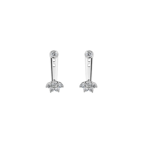 Diamond earrings Frozen Elegance