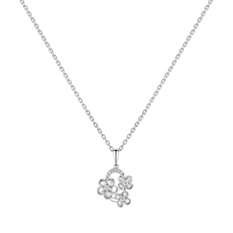 Diamond pendant Shiny Flora