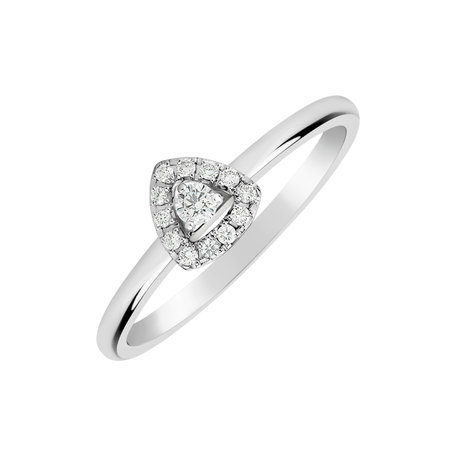 Diamond ring Sparkling Triangle