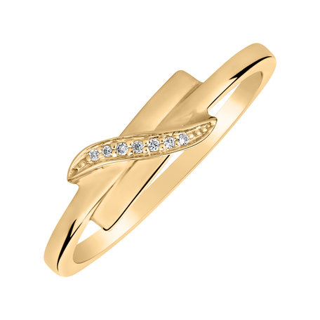 Diamond ring Dazzling Ribbon