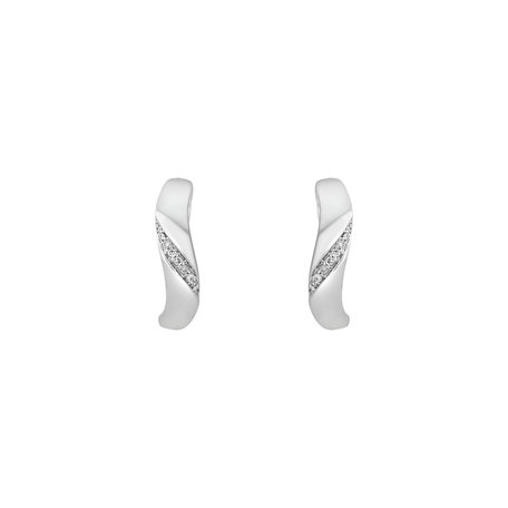 Diamond earrings Moon Ray