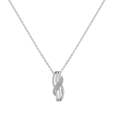 Diamond pendant Alluring Waves