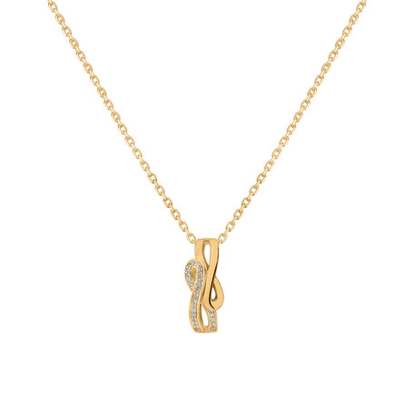 Diamond pendant Shiny Loop