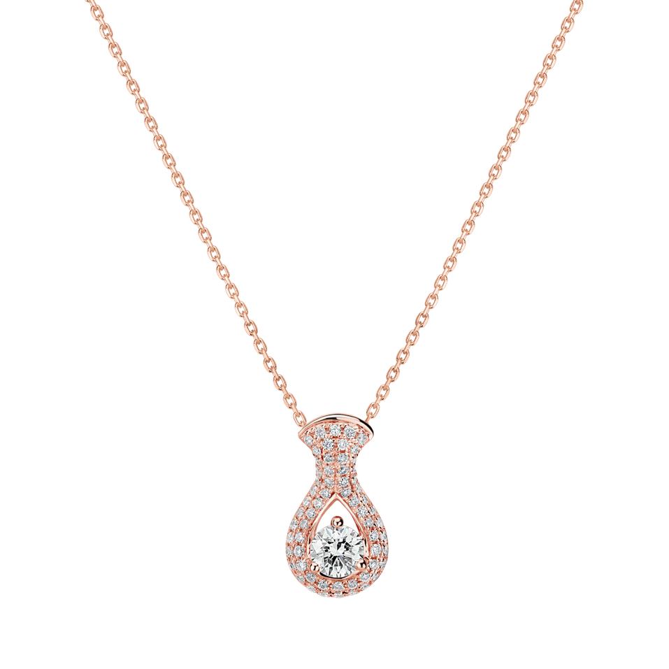 Diamond pendant Glittering Drop