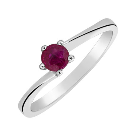 Ring with Ruby Bonbon