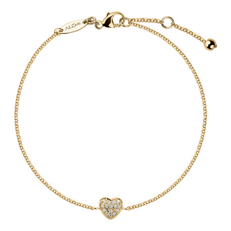 Diamond bracelet Little Heart