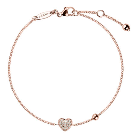 Diamond bracelet My Heart