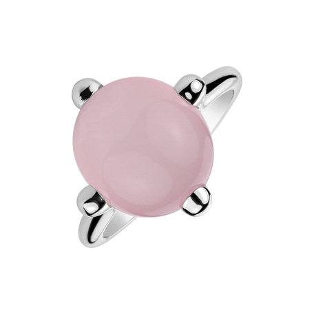 Ring with Rose Quartz Space Empire