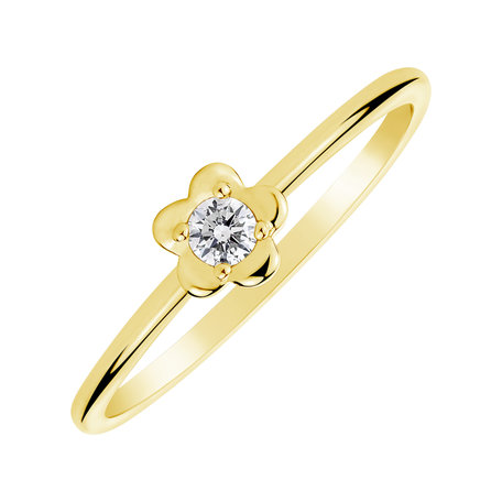 Diamond ring Delightful Flower