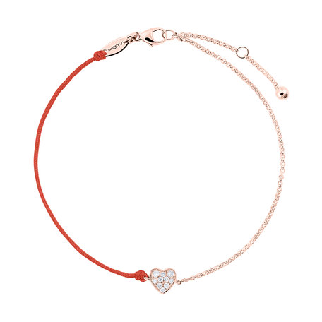 Diamond bracelet Little Heart