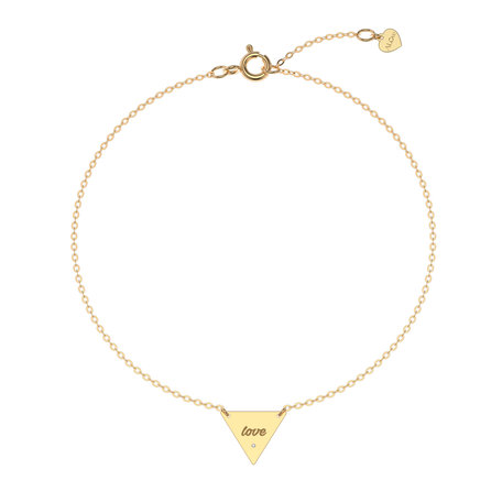 Diamond bracelet Triangle Love